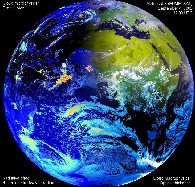 remote sensing from MSG